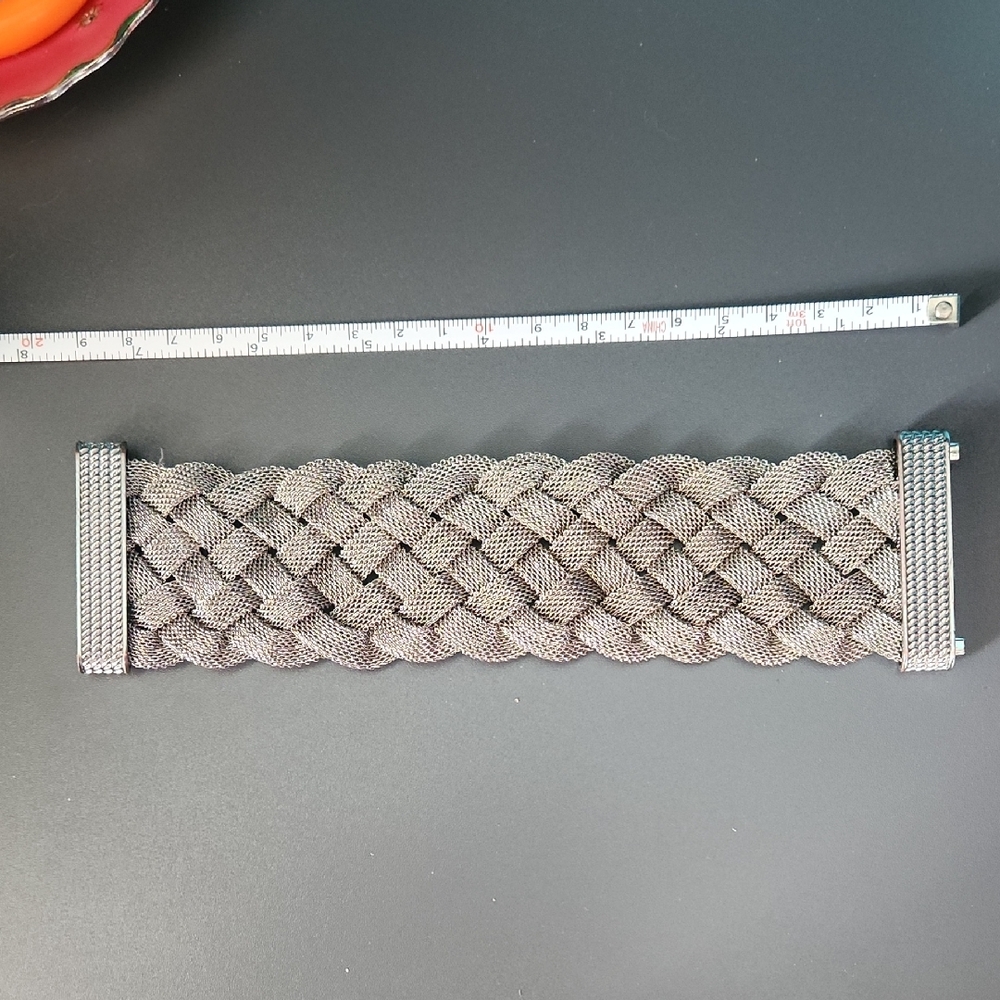 Tiffany & Co LIKE Silver Braided Woven Bracelet